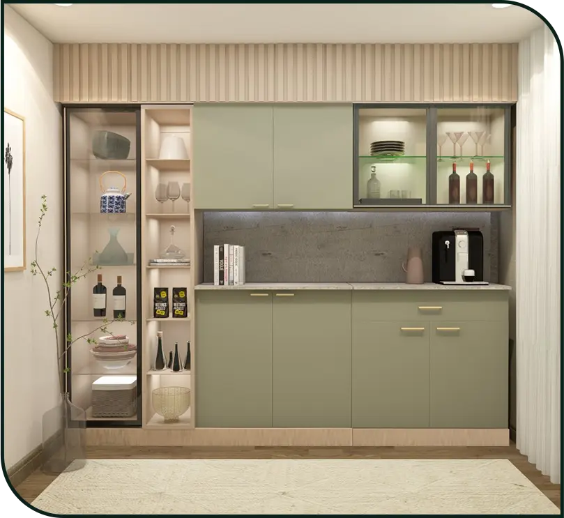 crockery unit designs