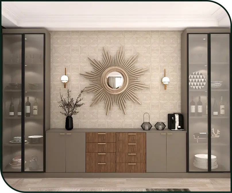 crockery unit designs